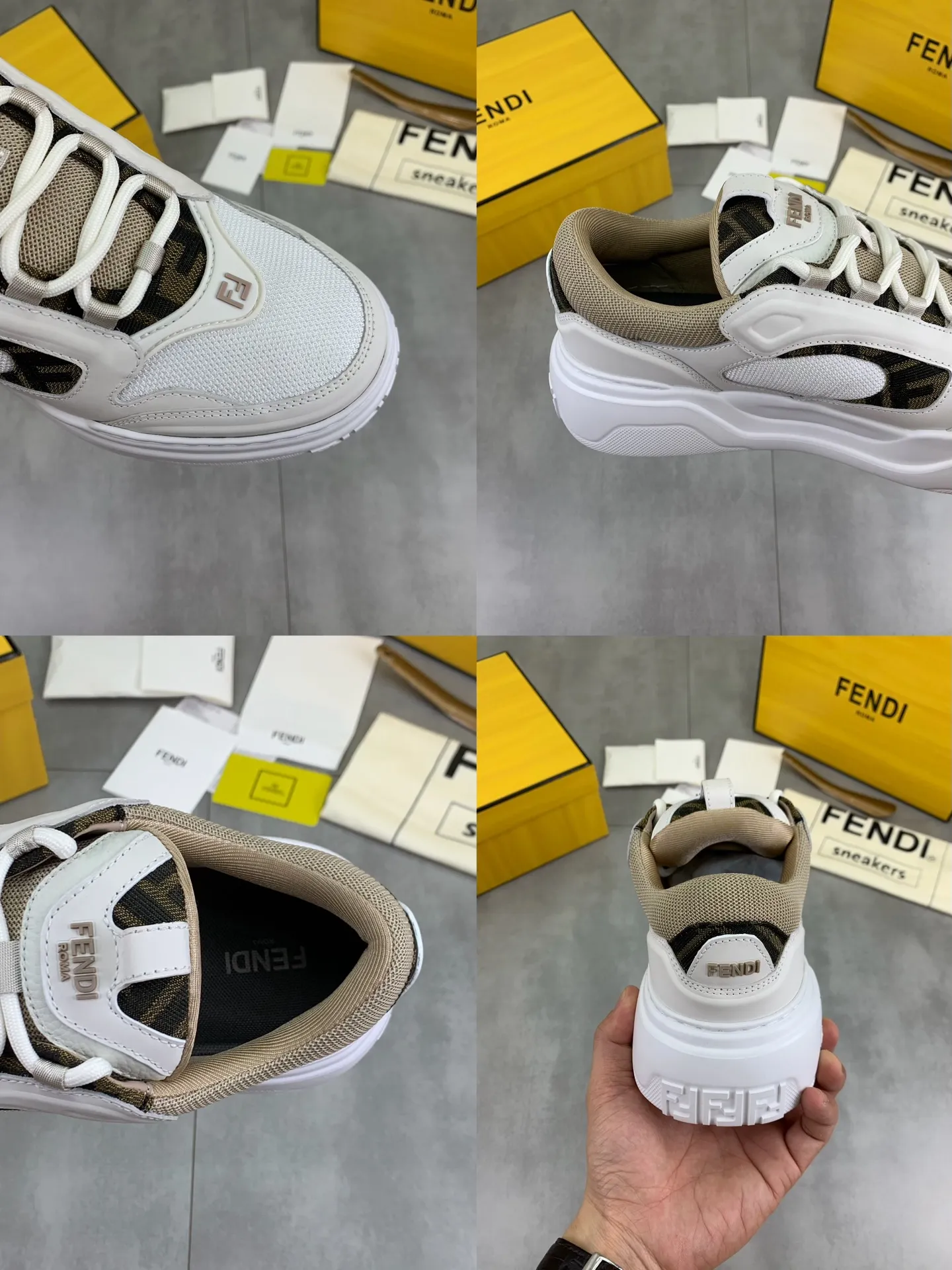 Men's Men's Shoes 💰P740 New Style 💰💎💎💎Summer Hot Style [FENDI Fendi] Top Version 🆕New slip-on sneakers, wavy soles engraved with original words. Embossed Fendi Flow lettering on the heel. The upper is made of high-end calfskin and breathable materials. Original lining with tone-on-tone details decorated with innovative handcrafting techniques. Ultra-light and wear-resistant TPU and IP foam soles, overall lightweight and comfortable. Size:39-44 (38 45 can be customized)